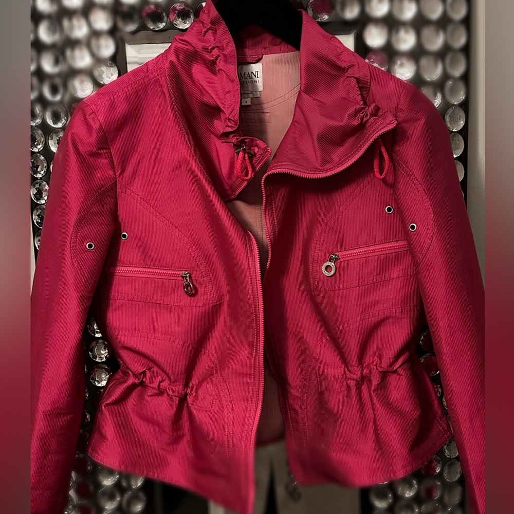 Vintage Armani Collezioni Pink Jacket Size 4/ Small